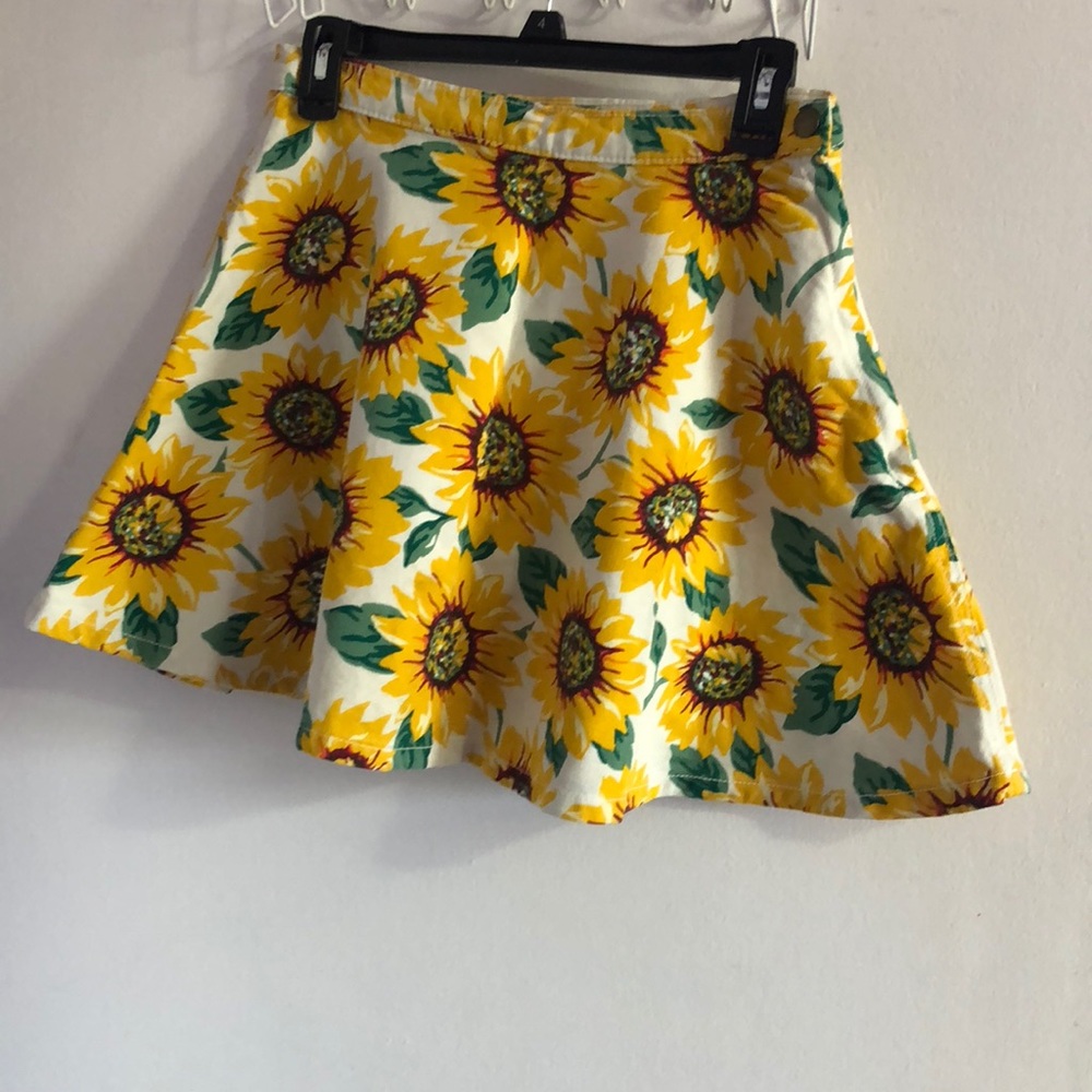 Sunflower Circle skirt